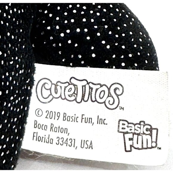 Cutetitos Bean Bag Penguin Penguinito Black & Silver 6" Plush Pink Pepper Toy - Picture 7 of 11